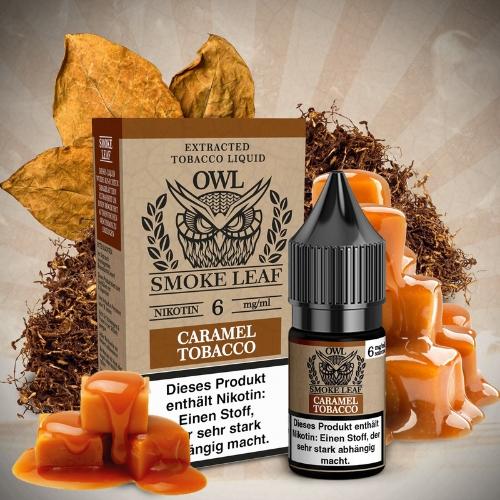 OWL Smoke Leaf Nikotinliquid Caramel Tobacco 6mg