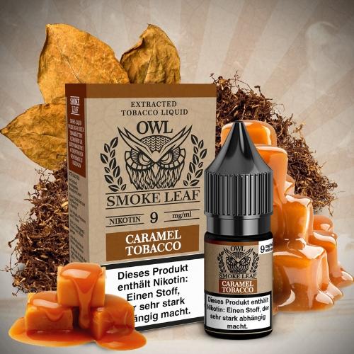 OWL Smoke Leaf Nikotinliquid Caramel Tobacco 9mg