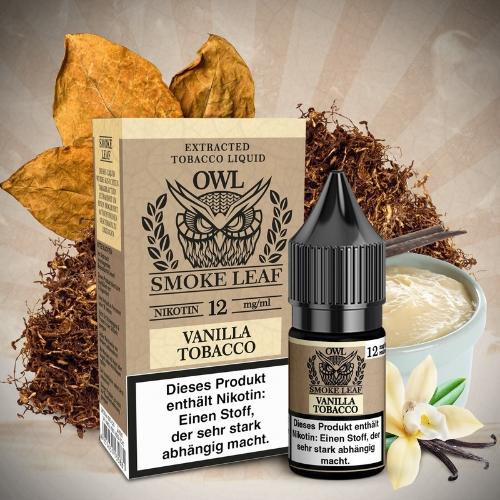 OWL Smoke Leaf Nikotinliquid Vanilla Tobacco 12mg