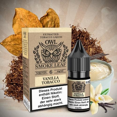 OWL Smoke Leaf Nikotinliquid Vanilla Tobacco 6mg