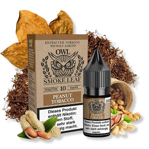 OWL Smoke Leaf Nikotinsalzliquid Peanut Tobacco 10mg