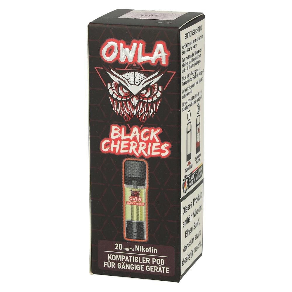 OWLA Black Cherries Prefilled Pod 20mg