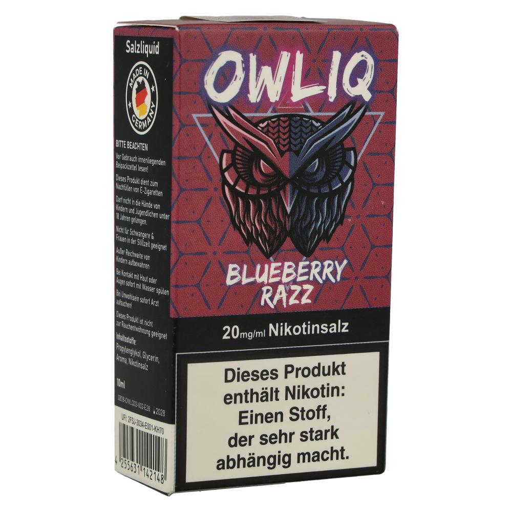 OWLIQ Nikotinsalzliquid Blueberry Razz 20mg/ml