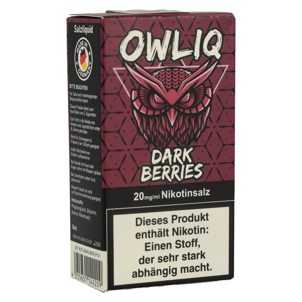 OWLIQ Nikotinsalzliquid Dark Berries 20mg/ml