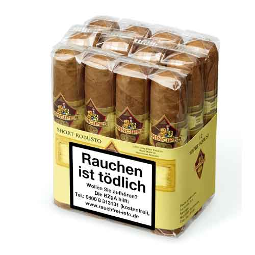 Principes Bundles Classic Short Robusto Zigarren 12 Stück