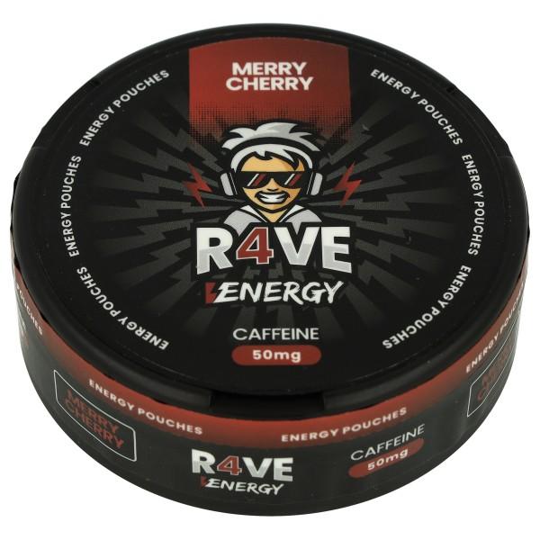 R4VE Energy Pouches Merry Cherry 50mg Coffein 20 Stk.