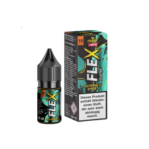 Revoltage Flex Nic Salt Liquid Overdosed Apple 10mg