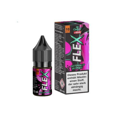 Revoltage Flex Nic Salt Liquid Overdosed Berries 10mg