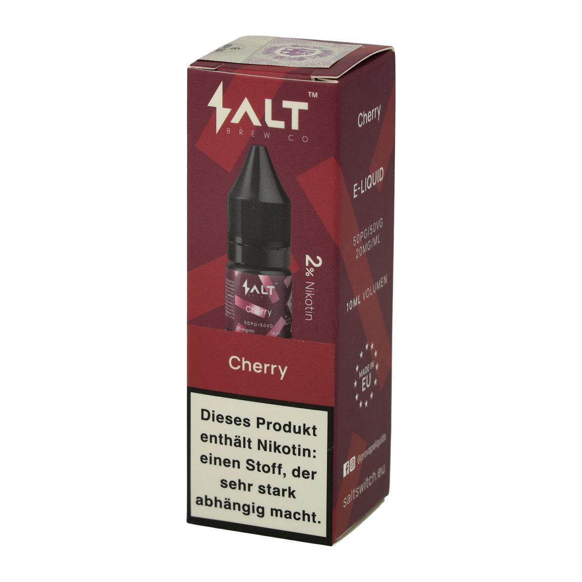 Salt Brew Co Cherry E-Liquid 20mg/ml 10ml