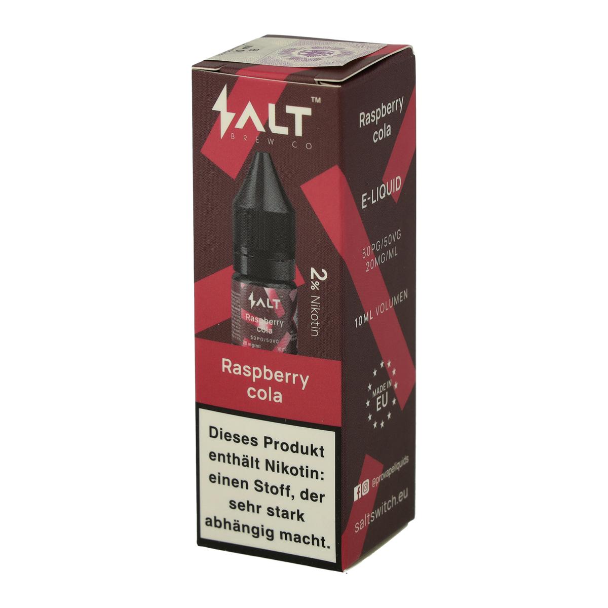 Salt Brew Co Raspberry Cola E-Liquid 20mg/ml 10ml