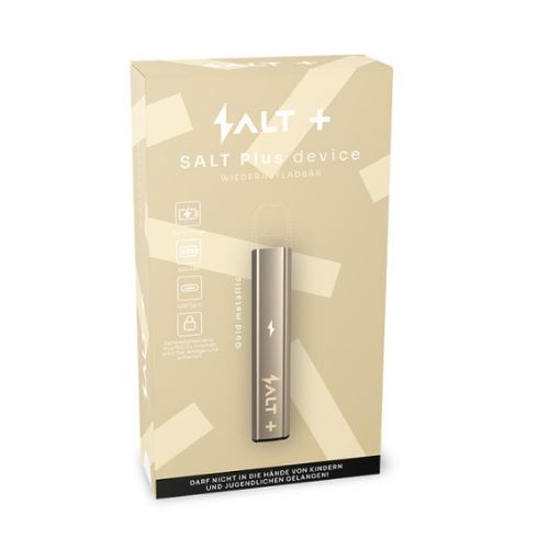 Salt Plus Device-Kit Gold Metallic Akkuträger