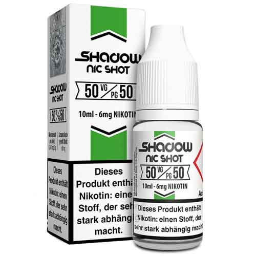 Shadow Shot VG 50 / PG 50 10ml 6mg Nikotinshot