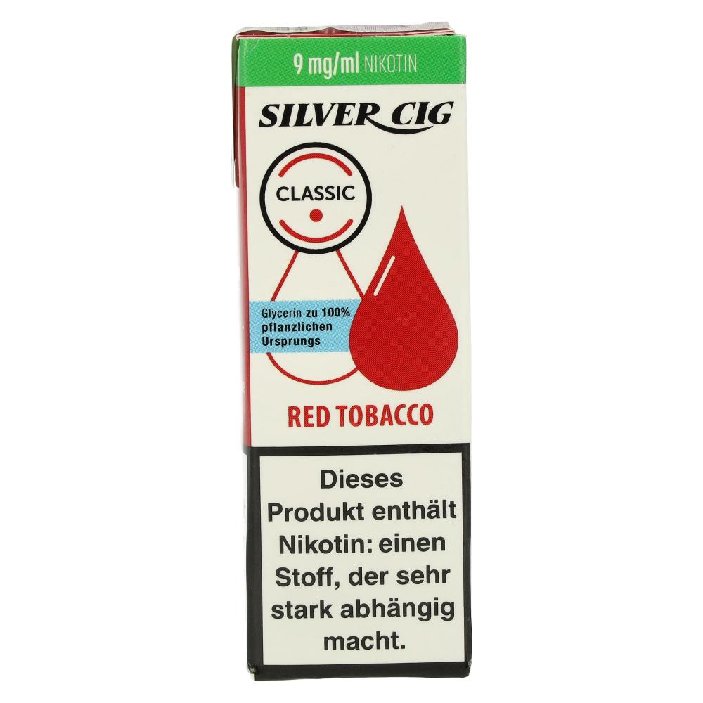 Silver Cig Liquid Classic Red Tobacco 9mg