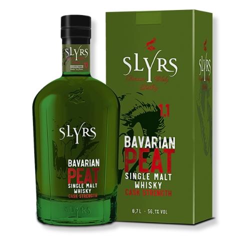 SLYRS Bavarian Peat Single Malt Whisky Cask Strength 700ml 56,1% Vol.