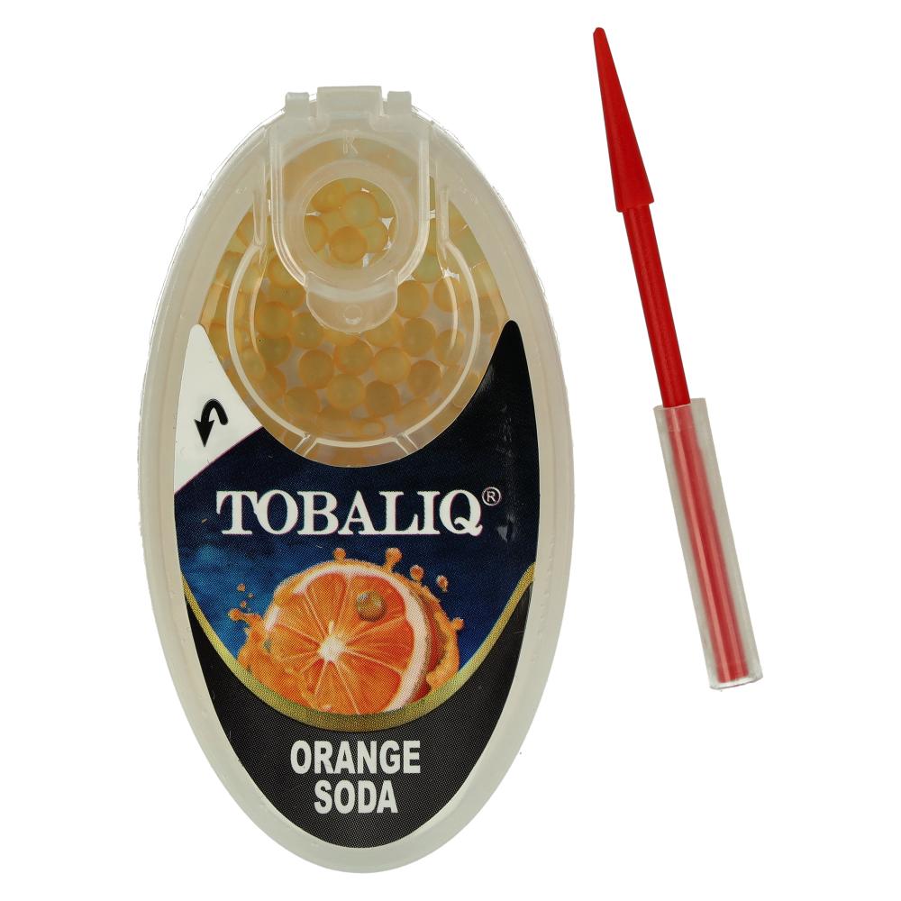 Tobaliq Aroma Kapseln Orange Soda 1x100 Stück mit Stick