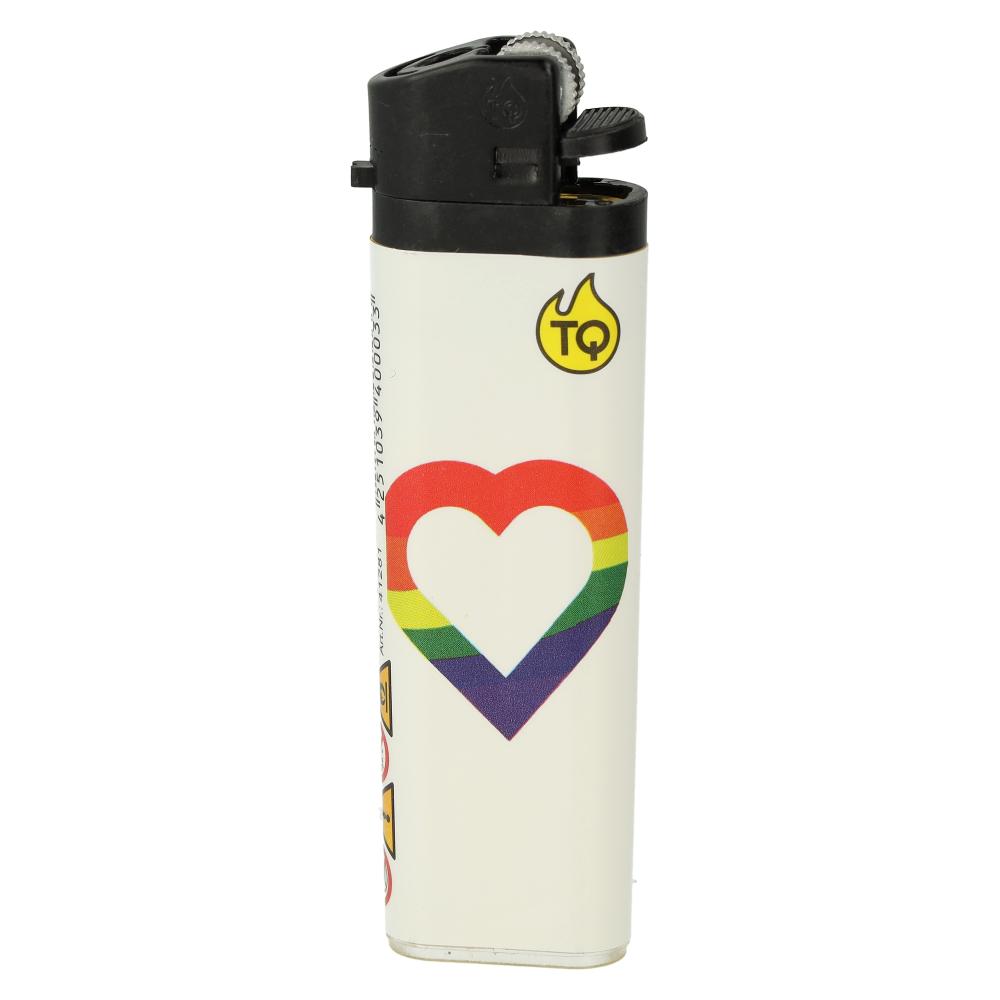 Tobaliq Einwegfeuerzeug Love is Love 5v5