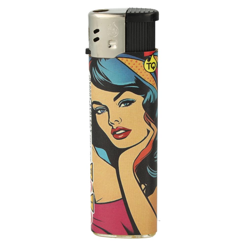 Tobaliq Feuerzeug Pop Art Woman 5v5