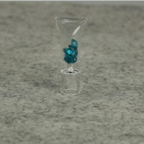 TobaliQ Glas-Zigarettenhalter Blau