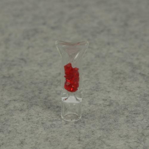 TobaliQ Glas-Zigarettenhalter Rot