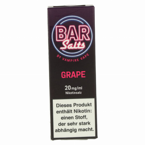 Vampire Vape Bar Salts Grape Nikotinsalz Liquid 20mg