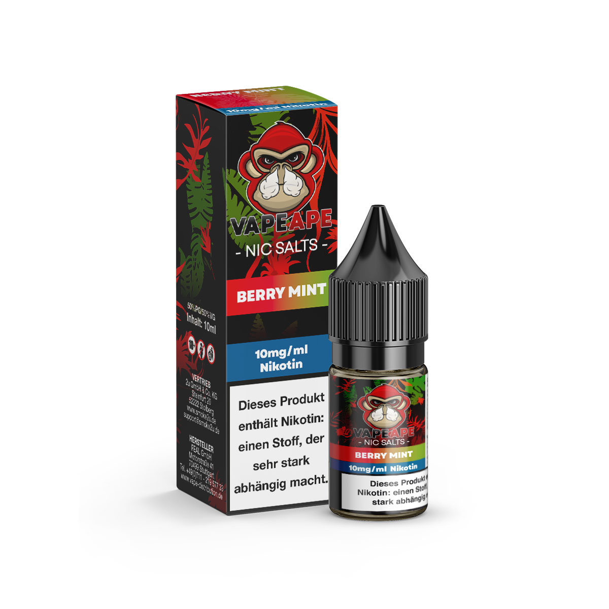 Vape Ape Nikotinsalzliquid Berry Mint 10mg