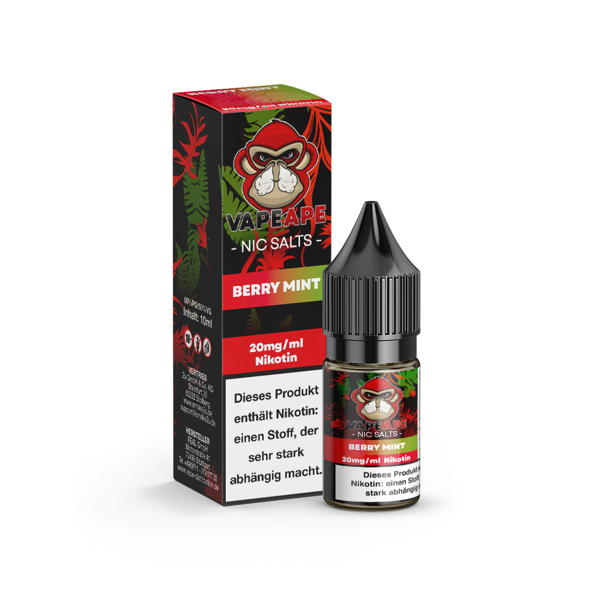 Vape Ape Nikotinsalzliquid Berry Mint 20mg