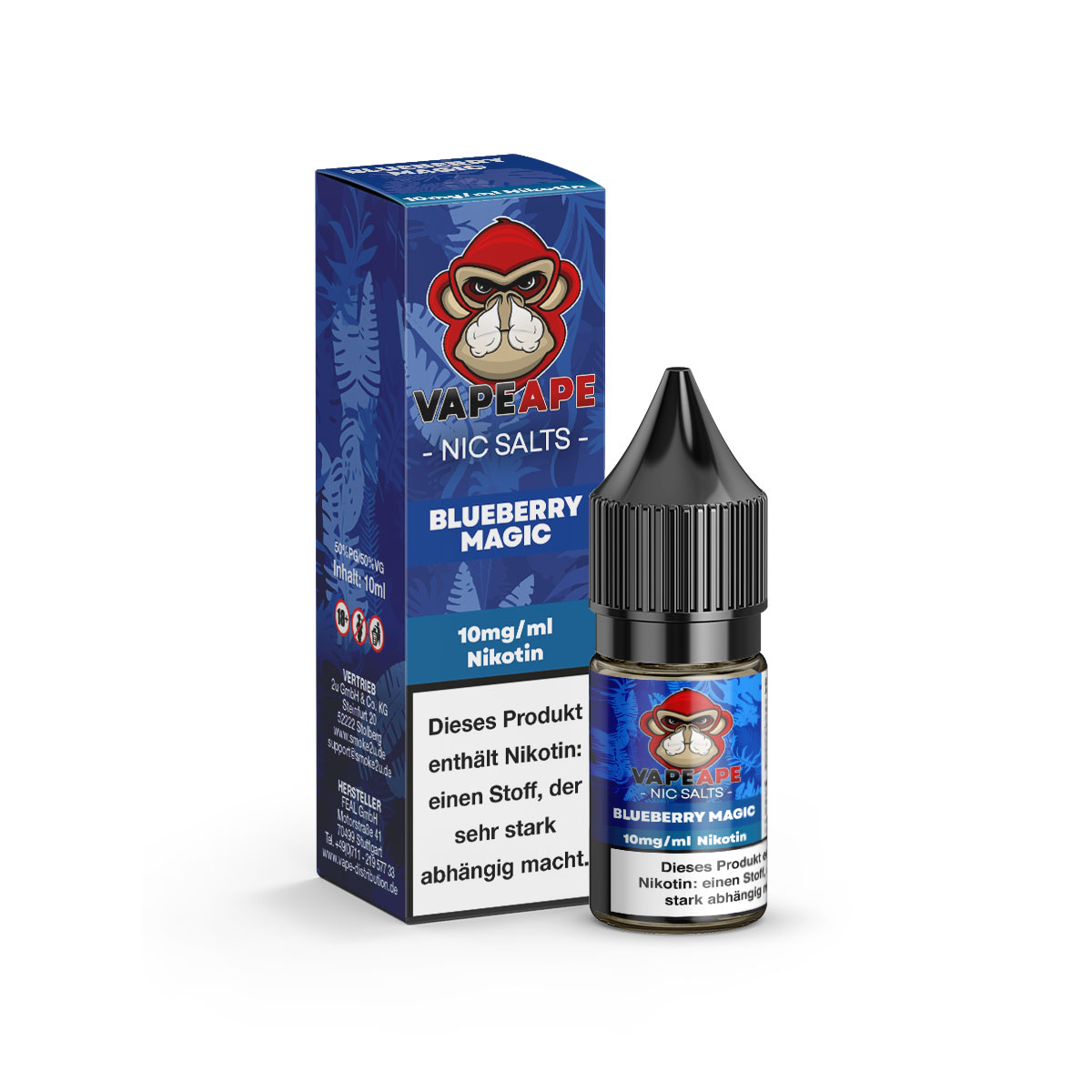 Vape Ape Nikotinsalzliquid Blueberry Magic 10mg