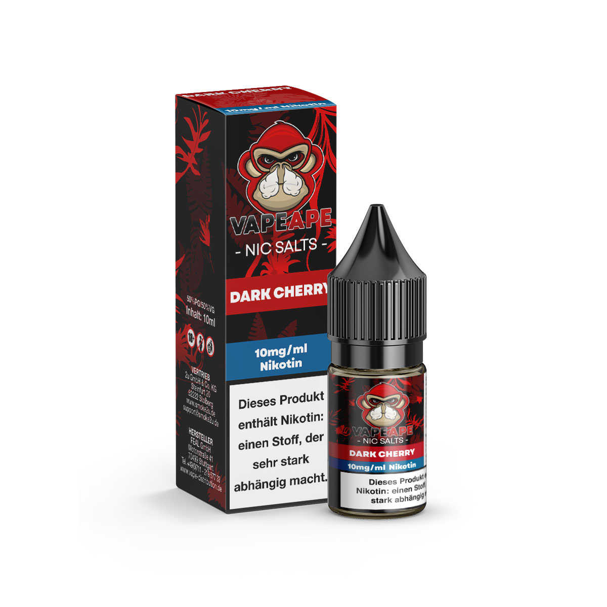 Vape Ape Nikotinsalzliquid Dark Cherry 10mg