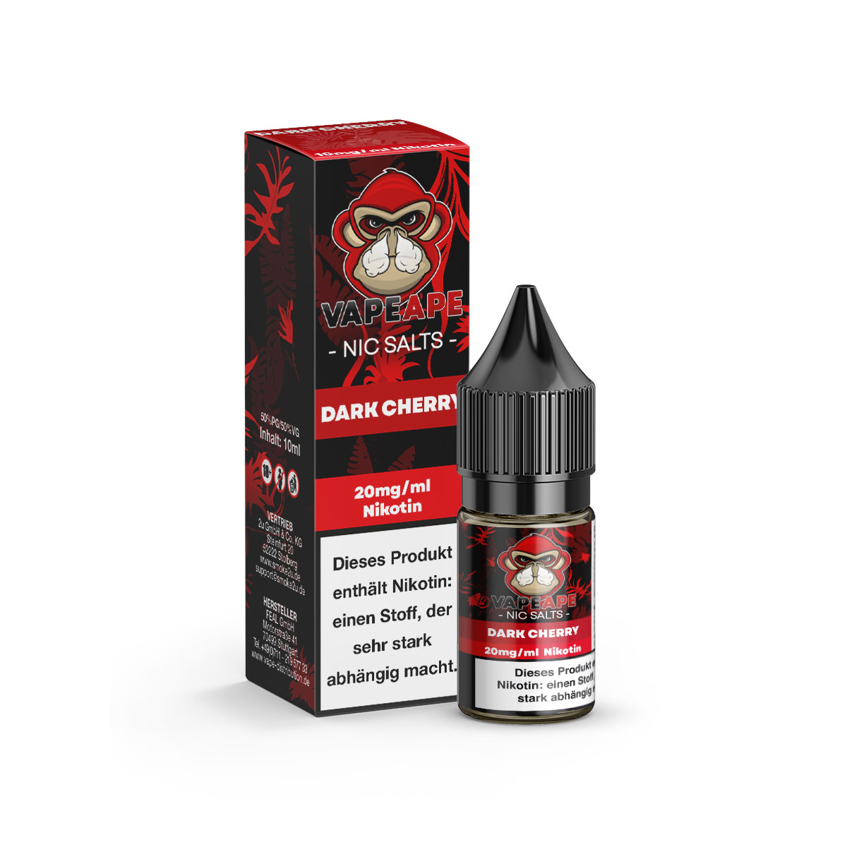 Vape Ape Nikotinsalzliquid Dark Cherry 20mg