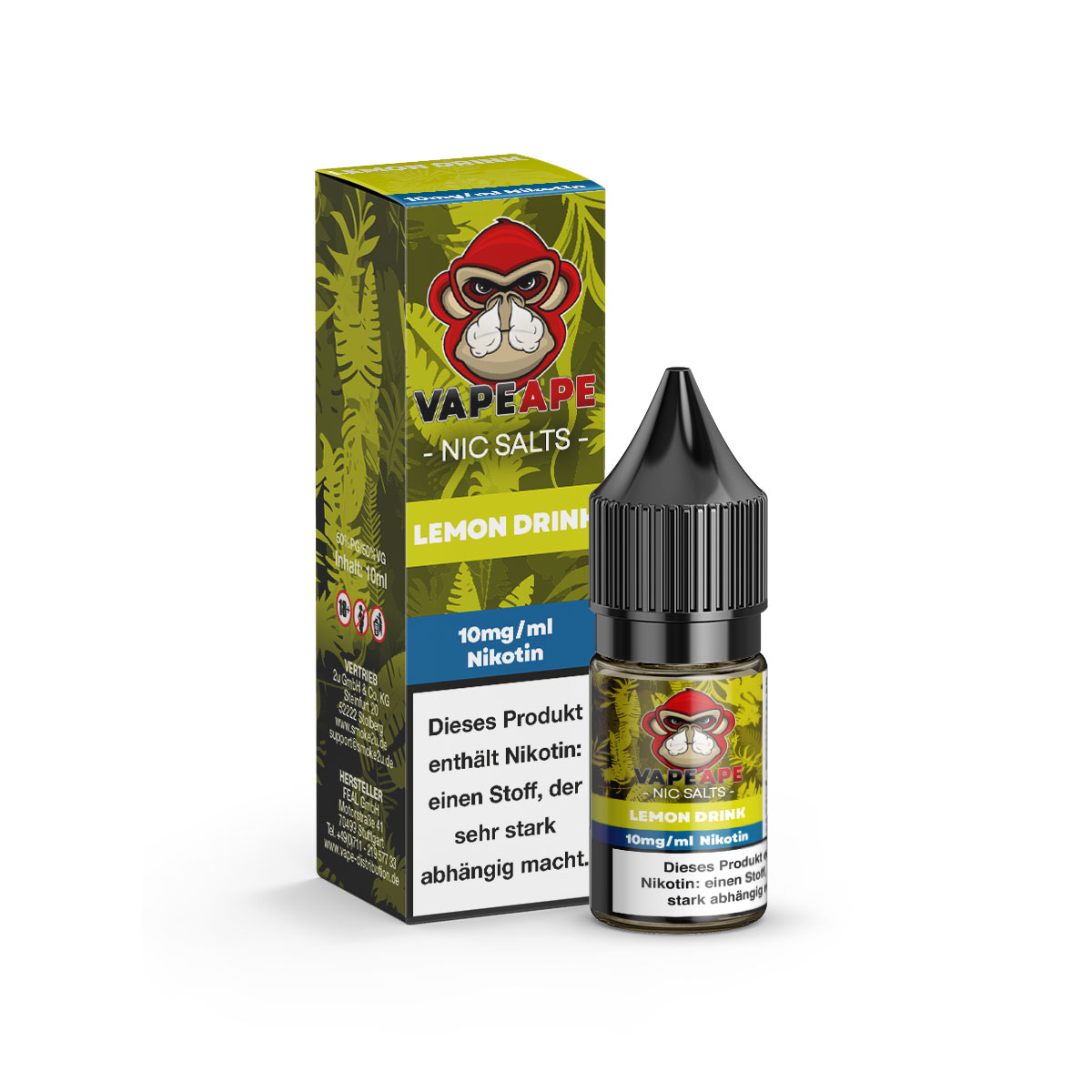 Vape Ape Nikotinsalzliquid Lemon Drink 10mg