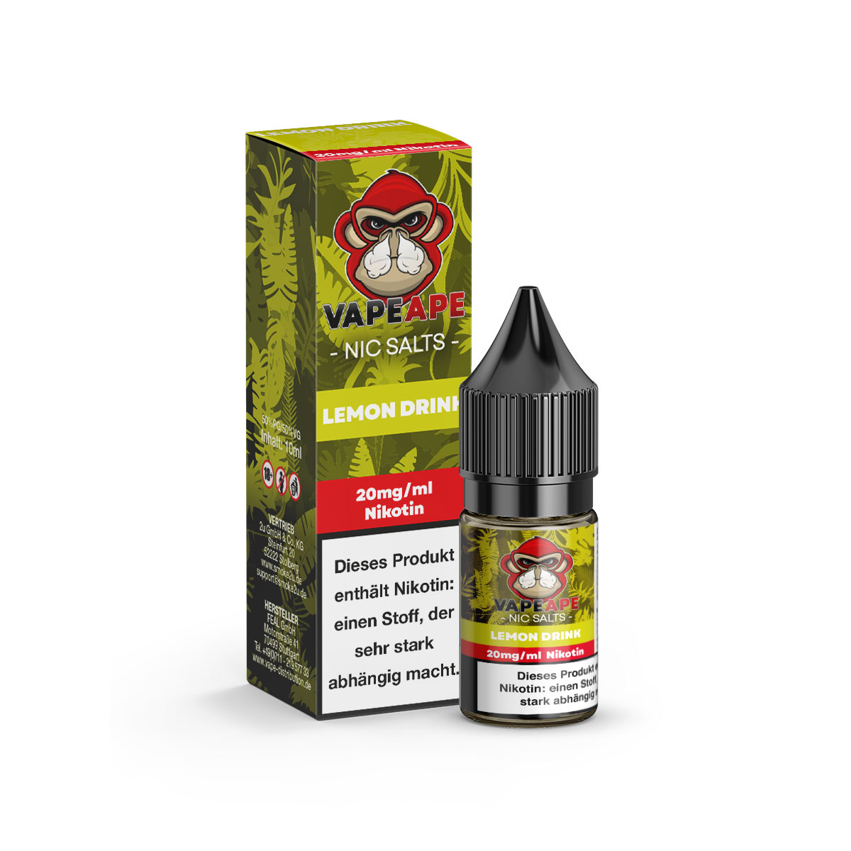 Vape Ape Nikotinsalzliquid Lemon Drink 20mg