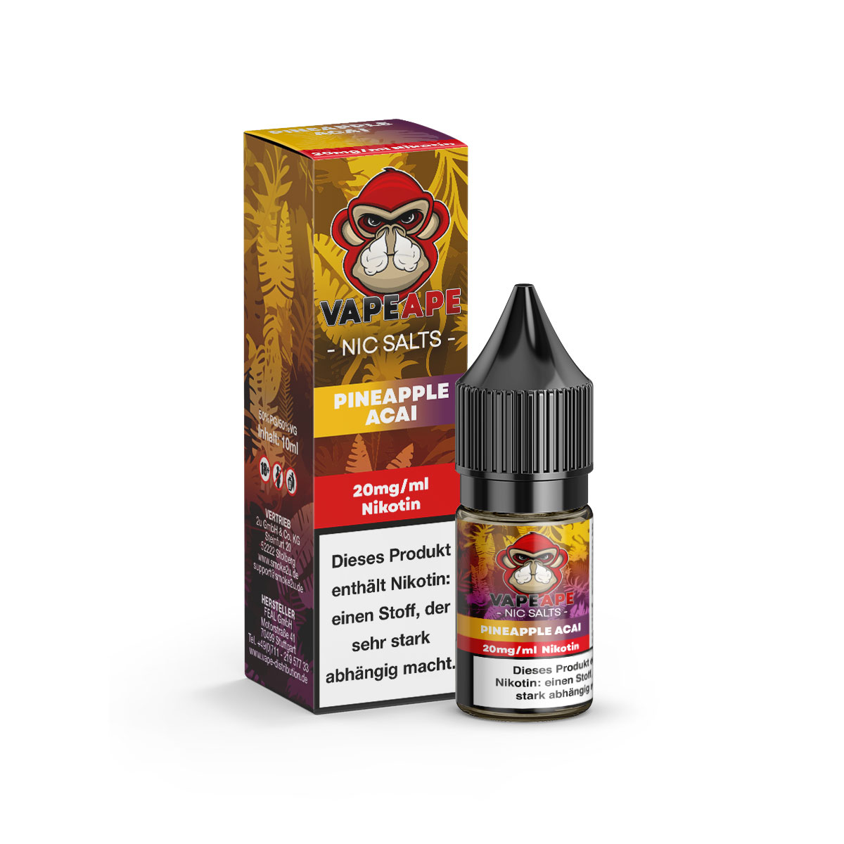 Vape Ape Nikotinsalzliquid Pineapple Acai 20mg