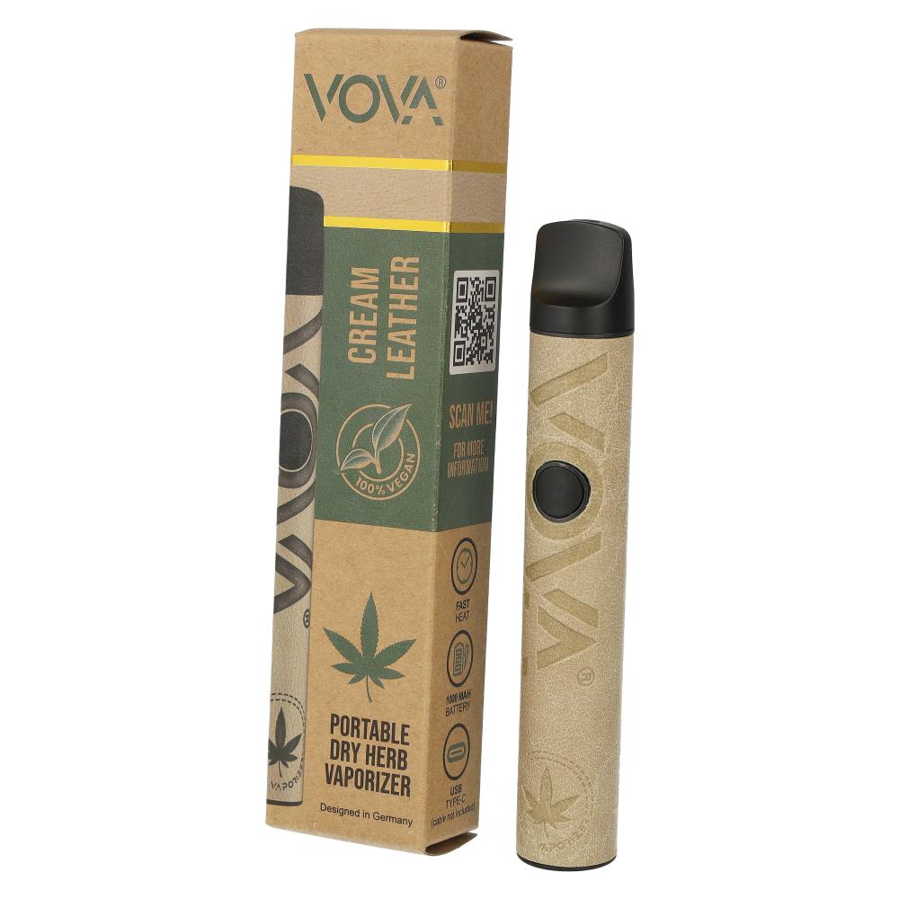 VOVA Dry Herb E-Vaporizer Cream Leather