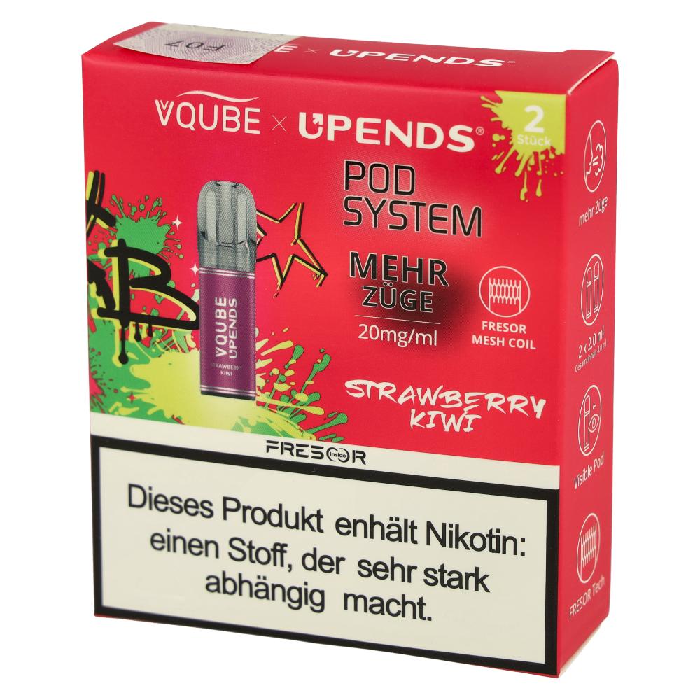 Vqube Upends Strawberry Kiwi Pods 2 x 2ml 20mg