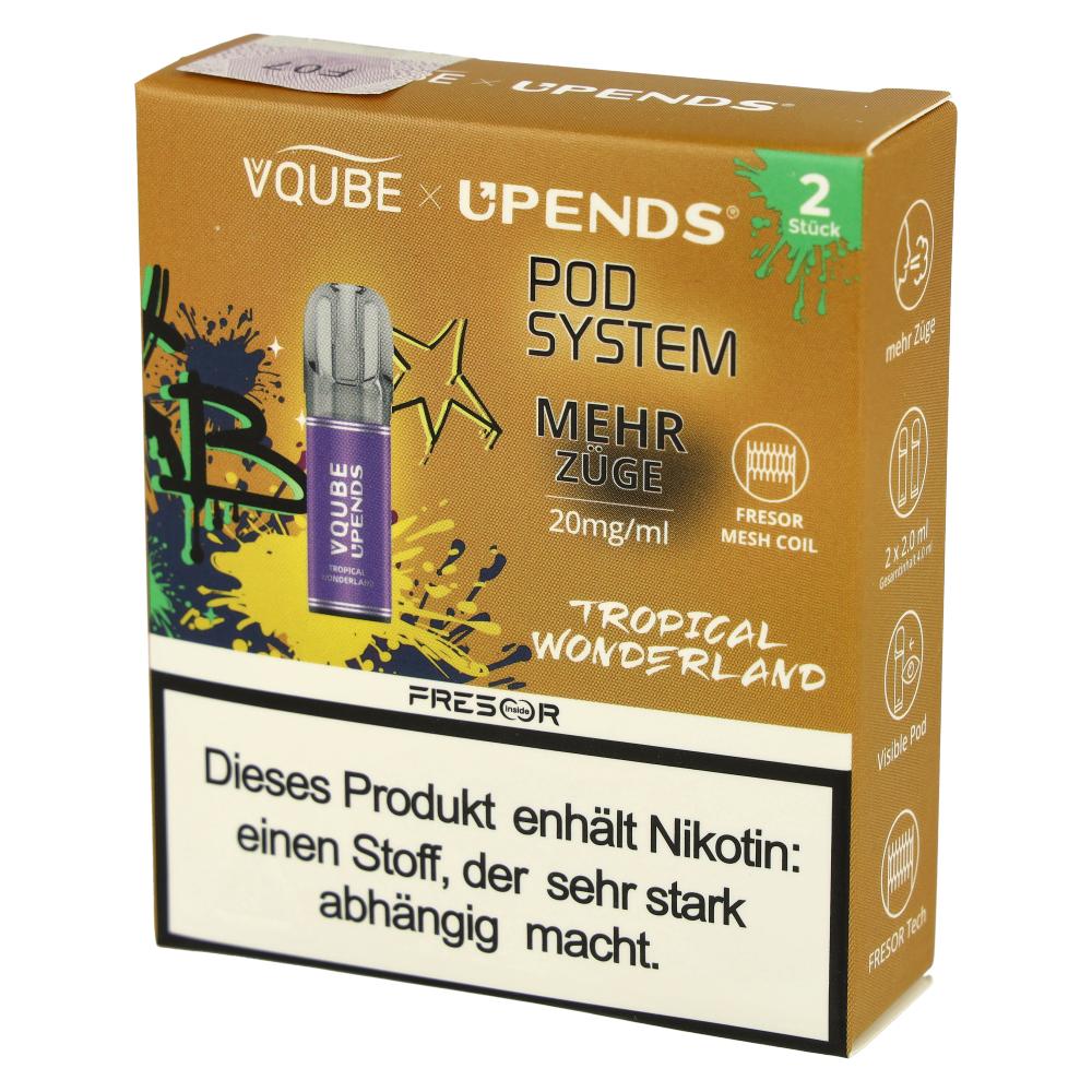 Vqube Upends Tropical Wonderland Pods 2 x 2ml 20mg