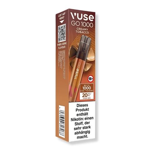 Vuse Go 1000 Einweg E-Zigarette Creamy Tobacco 20mg