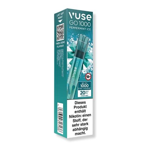 Vuse Go 1000 Einweg E-Zigarette Peppermint Ice 20mg