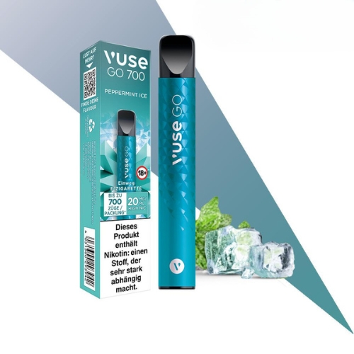 Vuse GO 700 Einweg E-Zigarette PEPPERMINT ICE 20mg