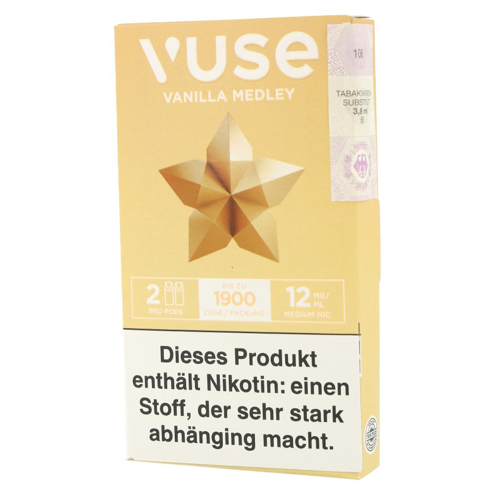 Vuse Pro Pods Medley Vanilla 12mg Nic Salts