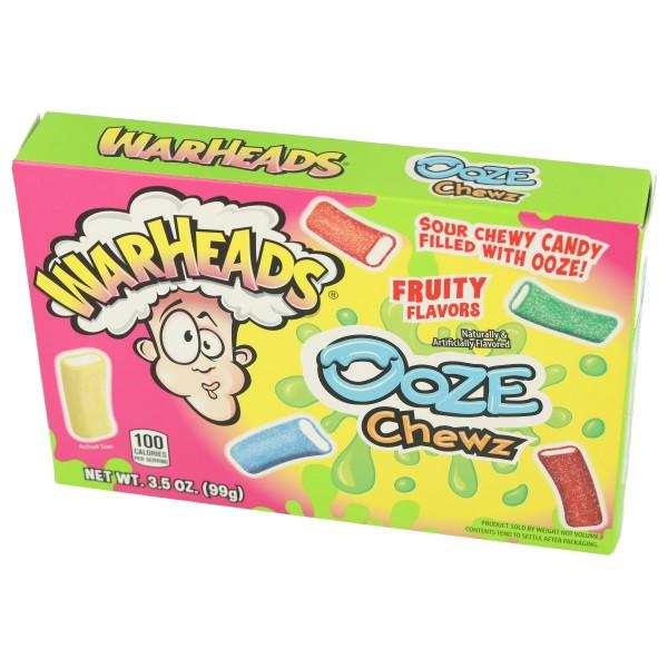 Wareheads Ooze Chews Fruit Flavors Theatre Box 99g