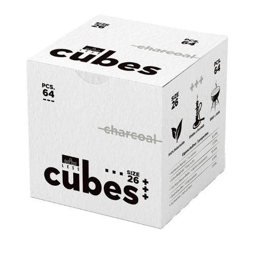 Wasserpfeifenkohle Kokosnuss LESS CUBES 1kg