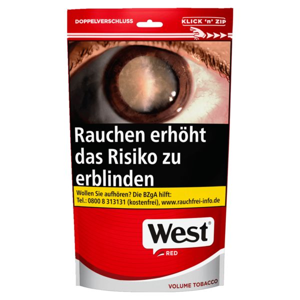 West Red Tabak 85g Beutel Volumentabak