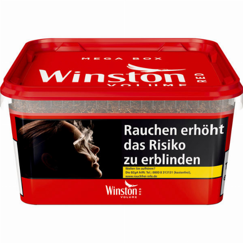Winston Tabak Rot 135g Mega Box Volumentabak