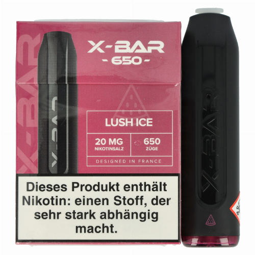 X-Bar Mini Einweg E-Zigarette Lush Ice 20mg