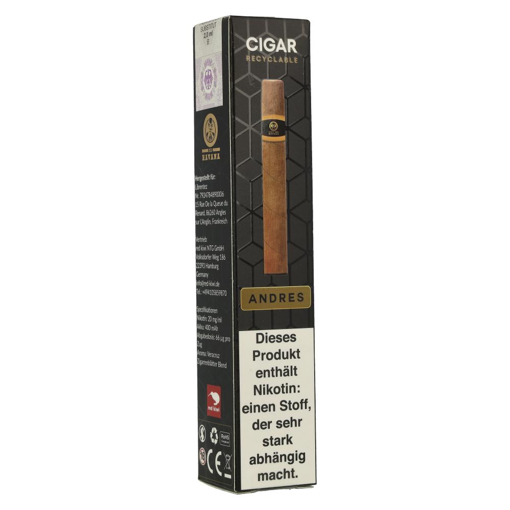 XO Havana Einweg E-Zigarre Andres 20mg