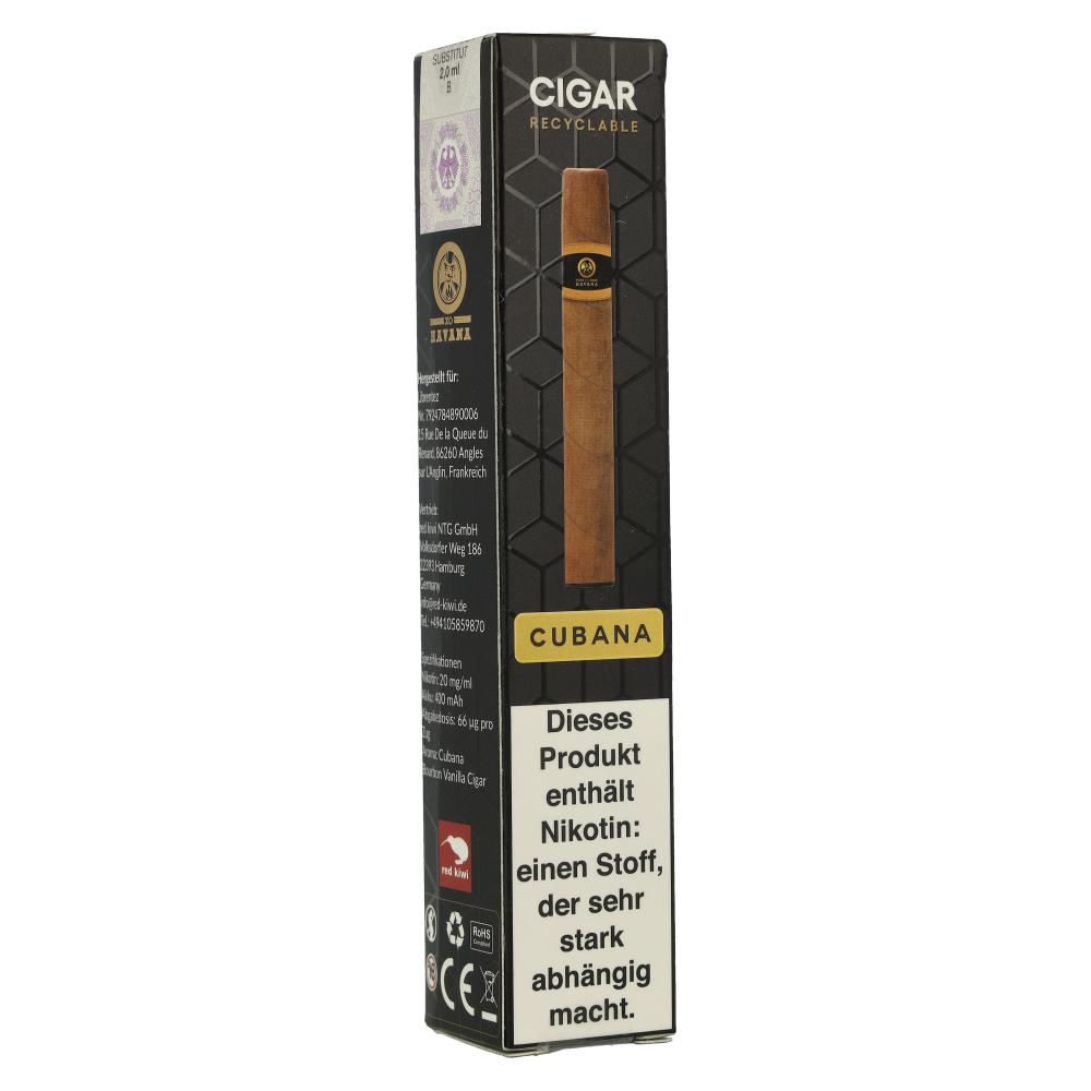 XO Havana Einweg E-Zigarre Cubana 20mg