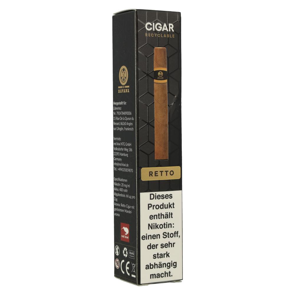 XO Havana Einweg E-Zigarre Retto 20mg