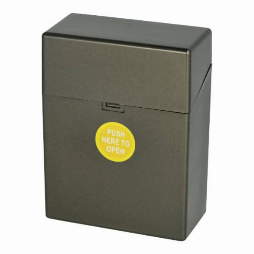 Zigarettenbox Kunststoffteilen 30er Clic Boxx braun-metallic online kaufen