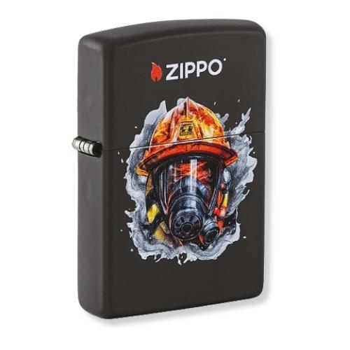 Zippo Feuerzeug Firefighter schwarz matt 60007240