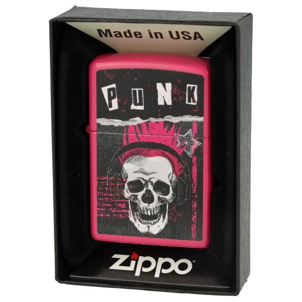 Zippo Feuerzeug Frequency Punk Skull